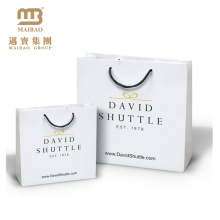 High Quality Wholesale Boutique Luxury Custom Color Printed Paper Gift Shopping Retail Bags With Logo And Handles
